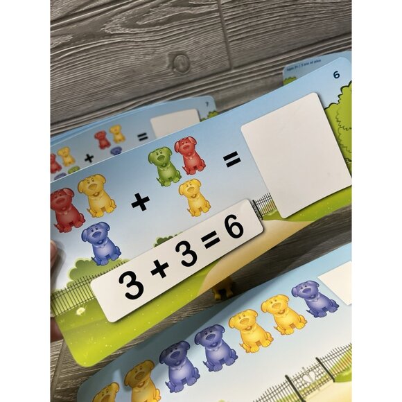 Scholastic Puppy Pals Counters & Cards Addition Patterns Educational Learning - Picture 3 of 6